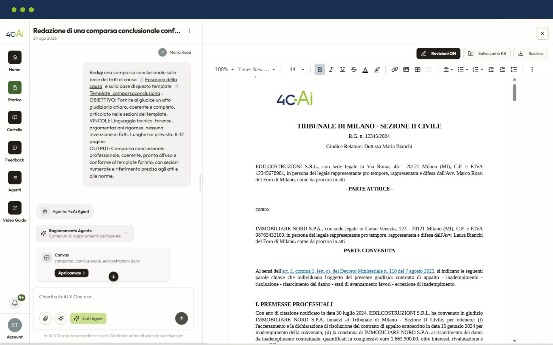 Screenshot Redazione